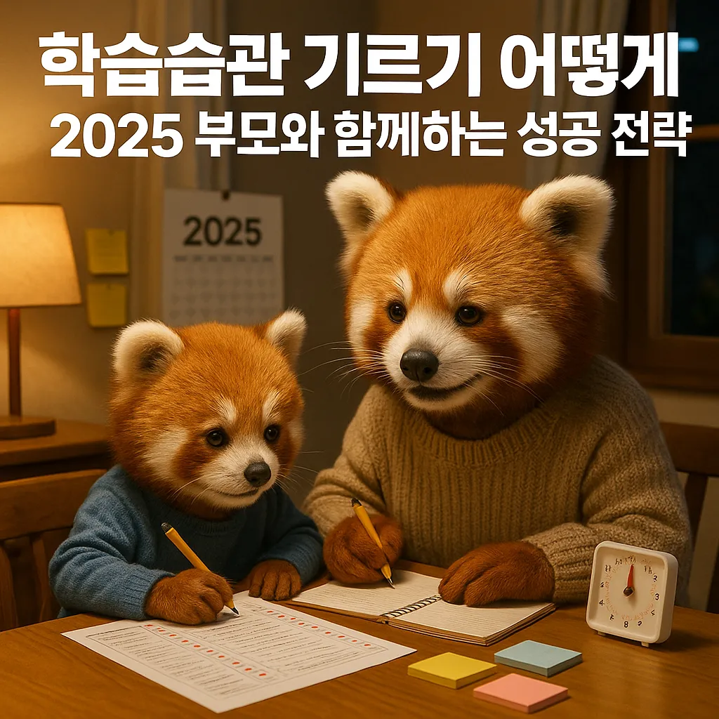 학습습관 기르기 어떻게 2025 부모와 함께하는 성공 전략