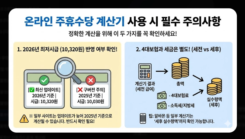 주휴수당계산기