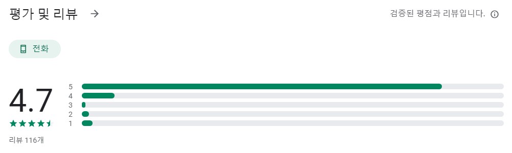 트로트 임영웅 노래모음앱 평가