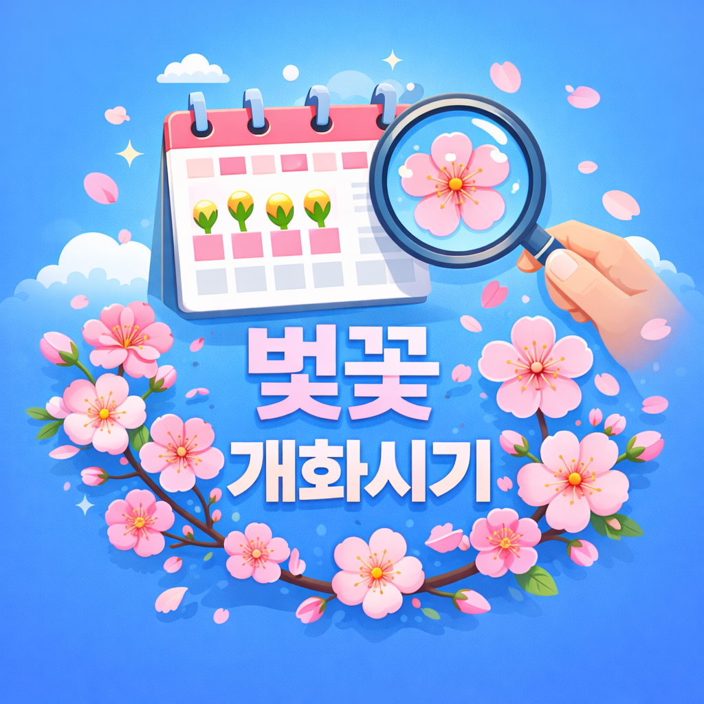 벚꽃개화시기 관련 이미지