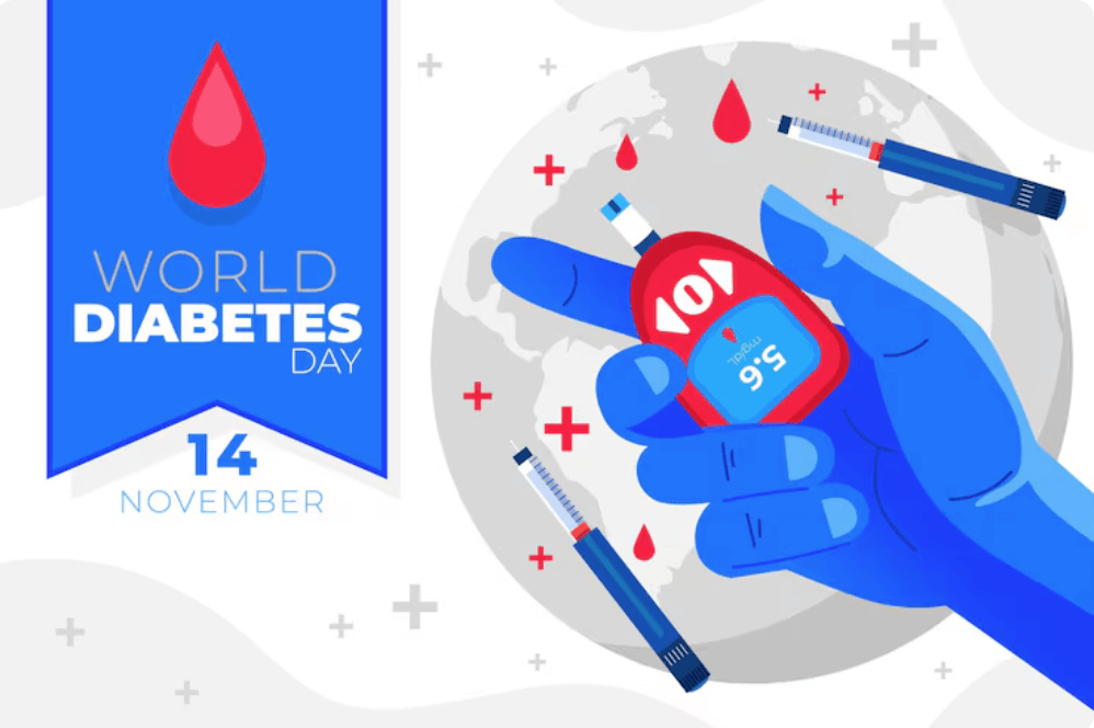 당뇨병의 경각심을 일깨워주는 포스터