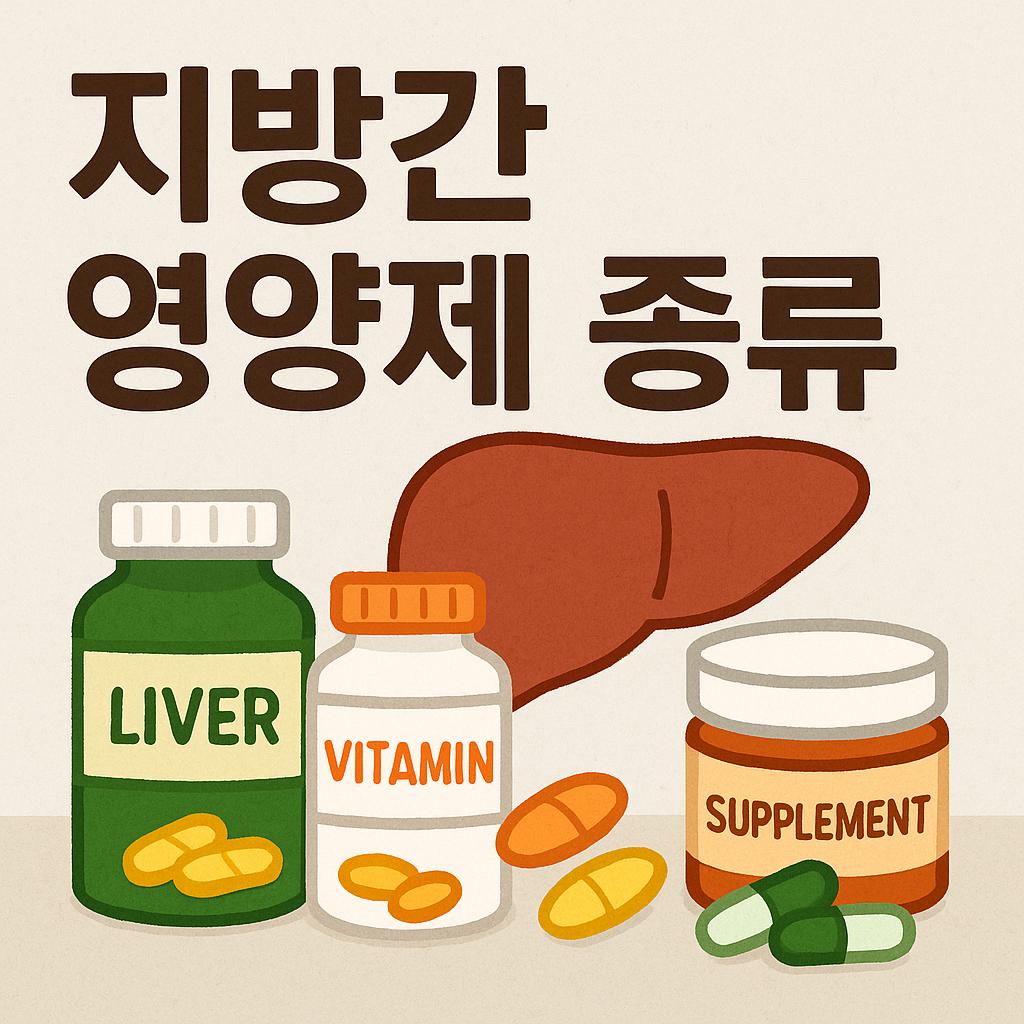 지방간 영양제 종류 및 효능 부작용 총정리