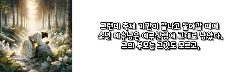 소년 예수를 잃어버림 (루카 2, 43-45)_성모 마리아의 7가지 고통