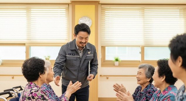 요양시설 소개 장면