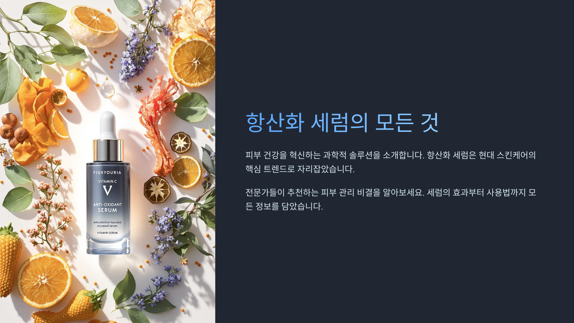 항산화 세럼의 효과와 올바른 사용법