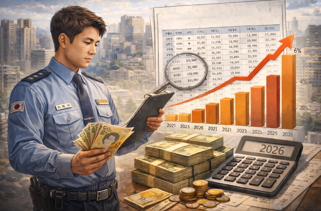 2026년 공무원 월급표(봉급표)