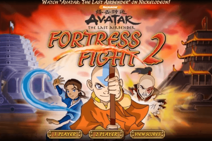 아바타-포트리스-파이트2-플래시게임-메인-화면