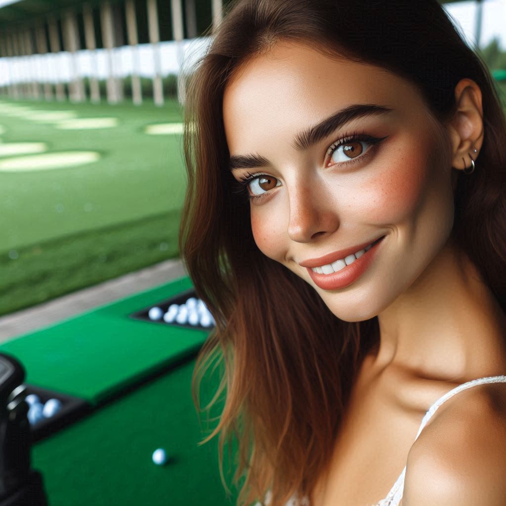 실외골프연습장 배경