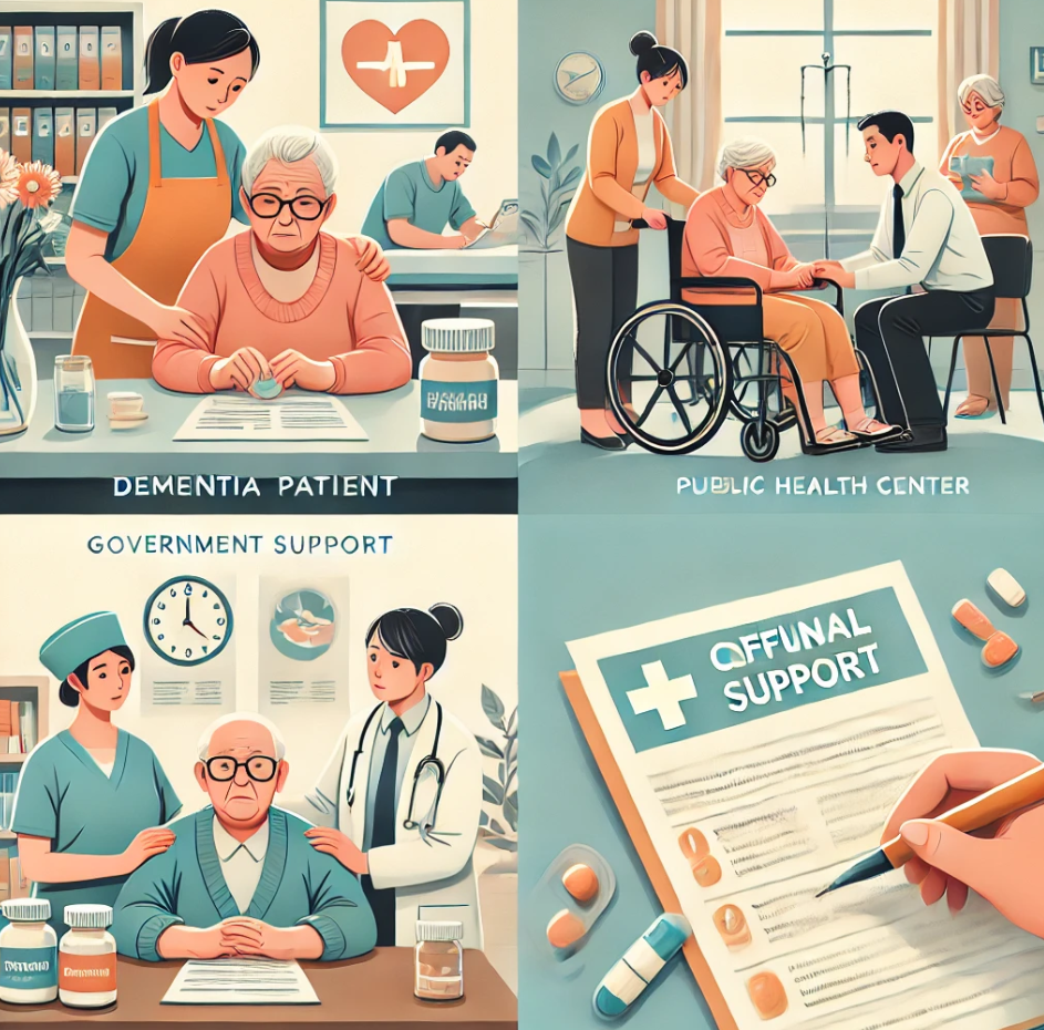 치매 간병 정부지원과 관련된 사진