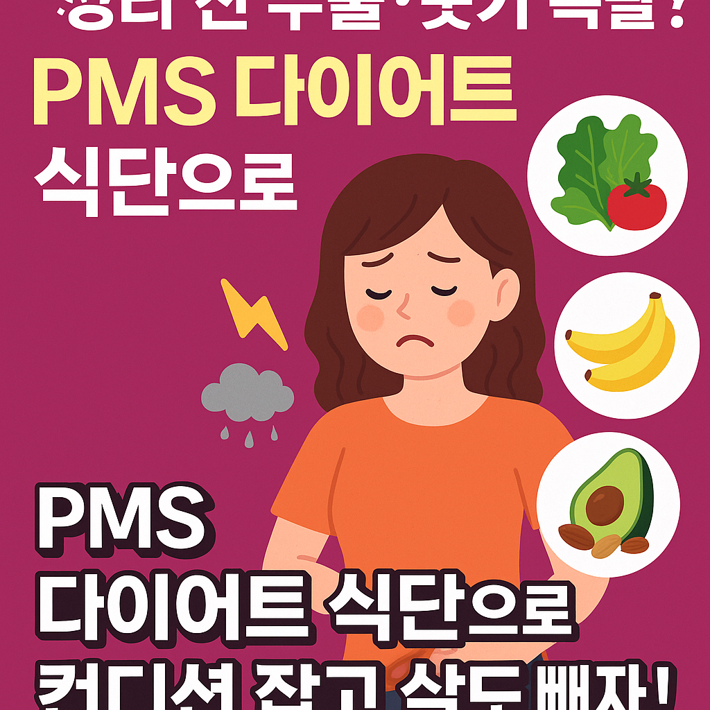 생리 전 우울·붓기 폭발? PMS 다이어트 식단으로 컨디션 잡고 살도 빼자!