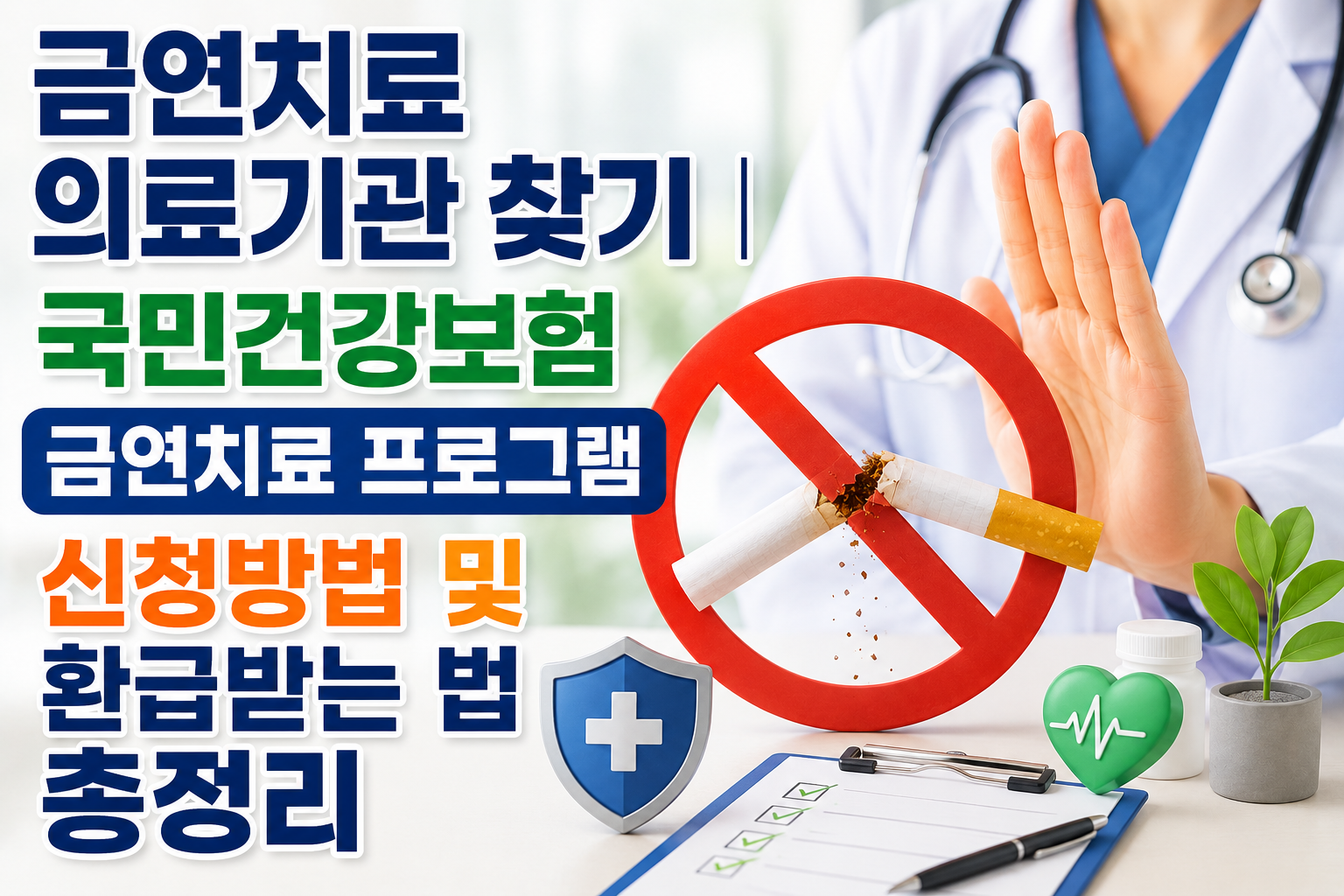 금연치료 의료기관 찾기｜국민건강보험 금연치료 프로그램 신청방법 및 환급받는 법 총정리 관련 사진