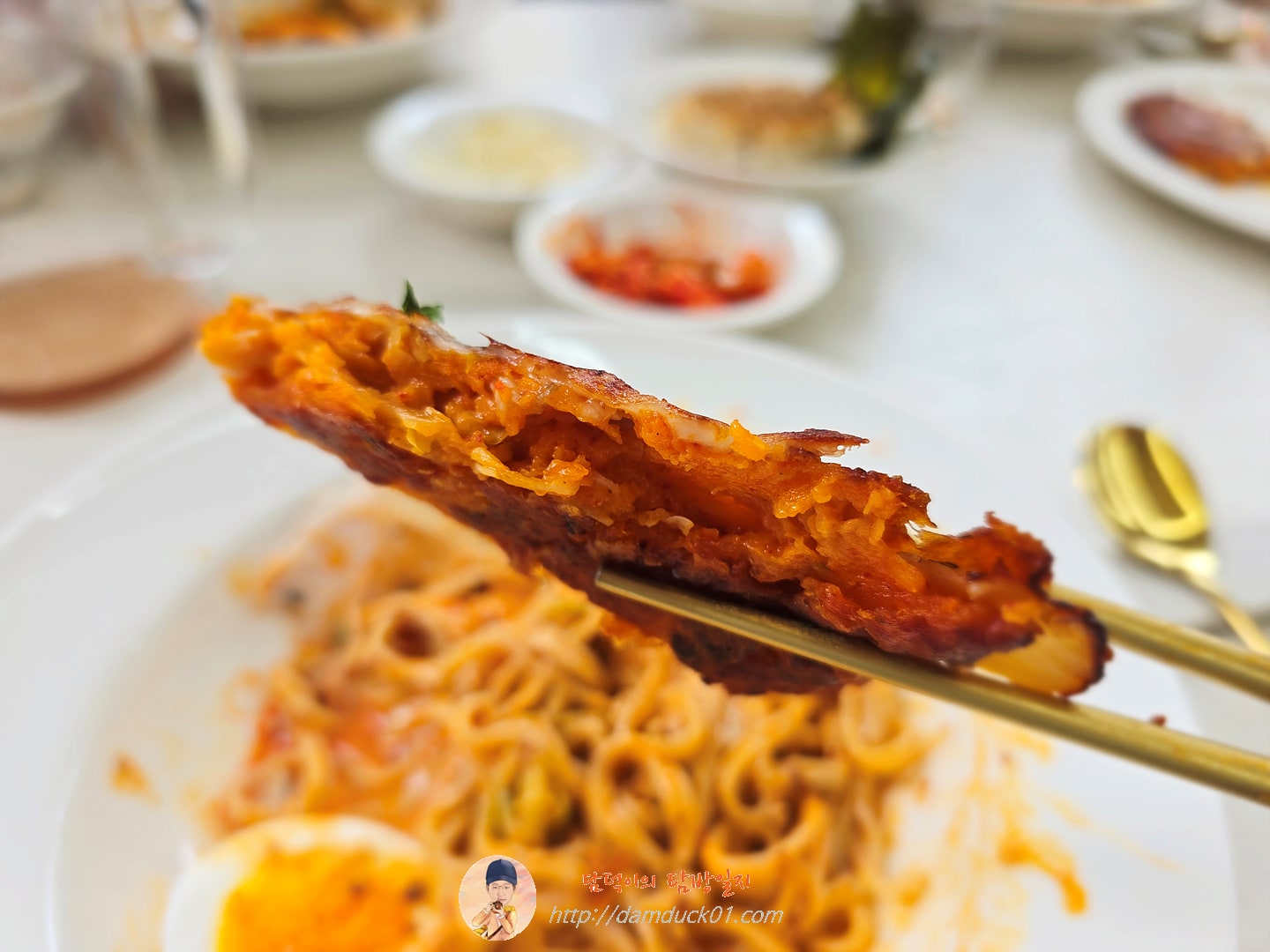 팽이치즈김치전