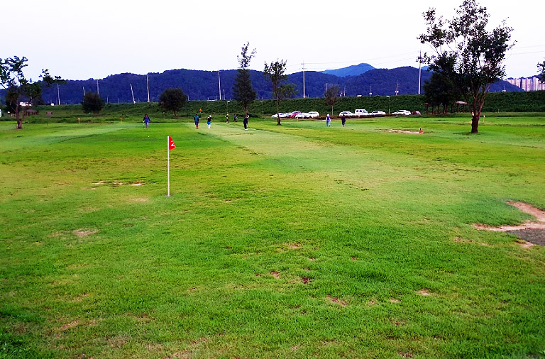 친수생태공원 와룡지구파크골프장