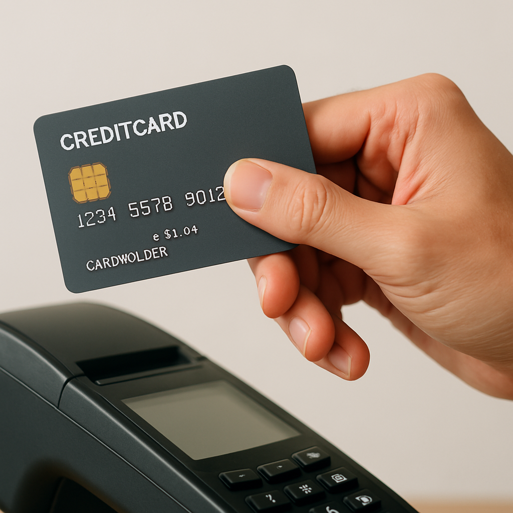 신용카드 사용하는 사람