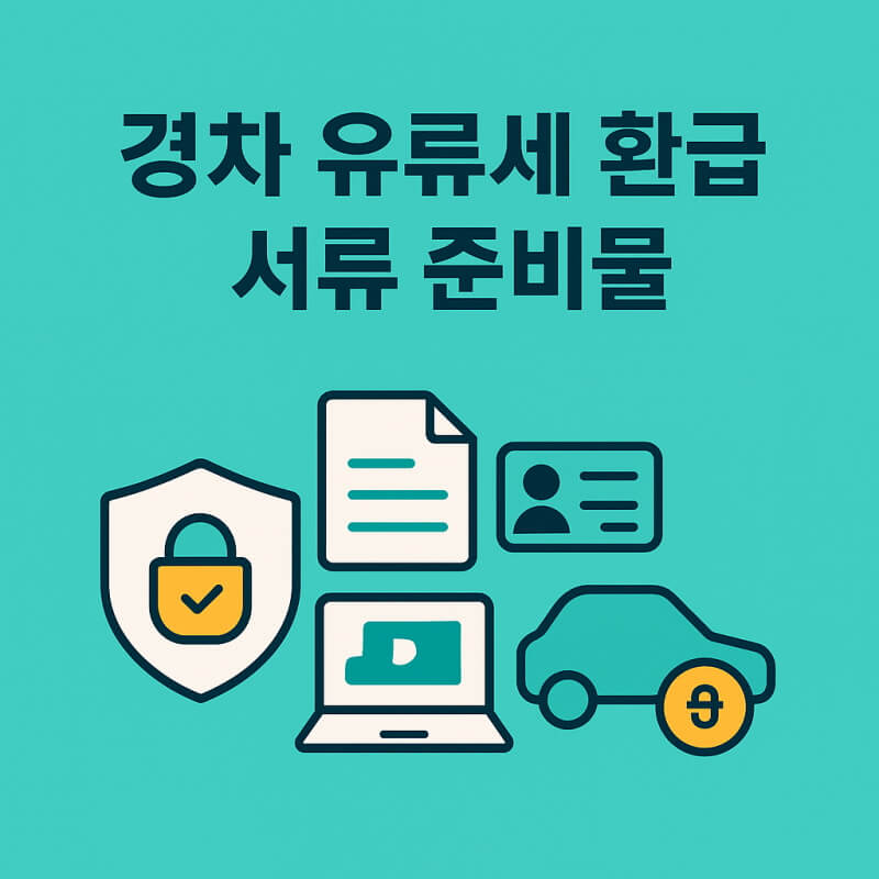경차 유류세 환급 서류 준비물 관련 사진