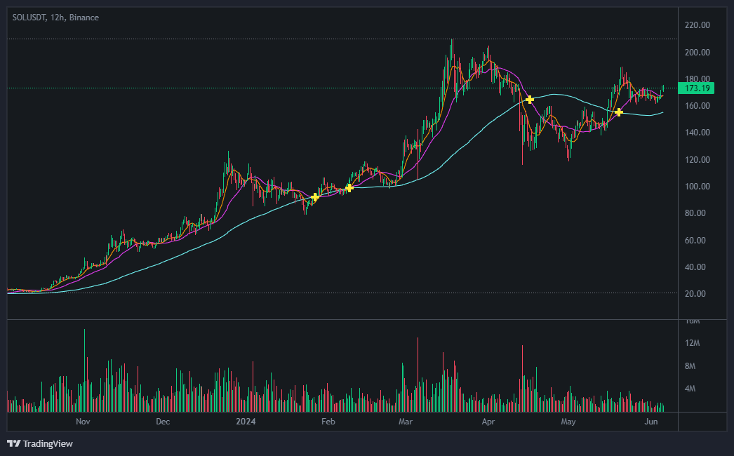 솔라나 코인 차트 분석