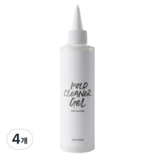 에코후레쉬 실리콘 곰팡이 제거젤 창문 틈세 화장실 타일 줄눈 제거, 4개, 220ml