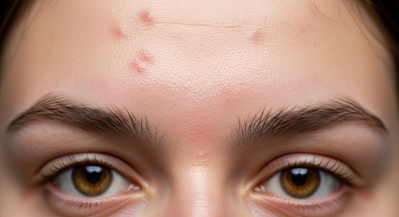 여드름이나 붉은 기 같은 트러블