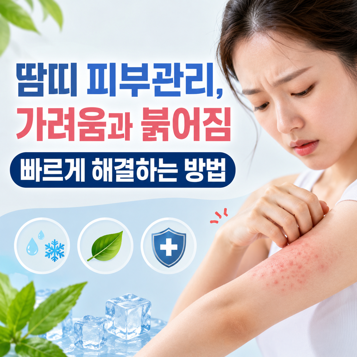 땀띠 피부관리