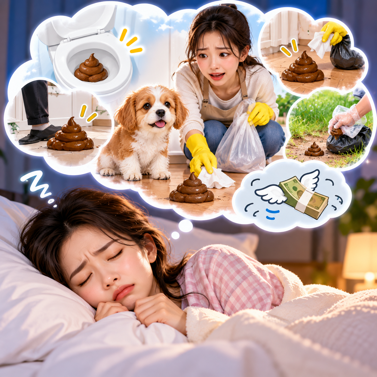 똥을 치우는 꿈