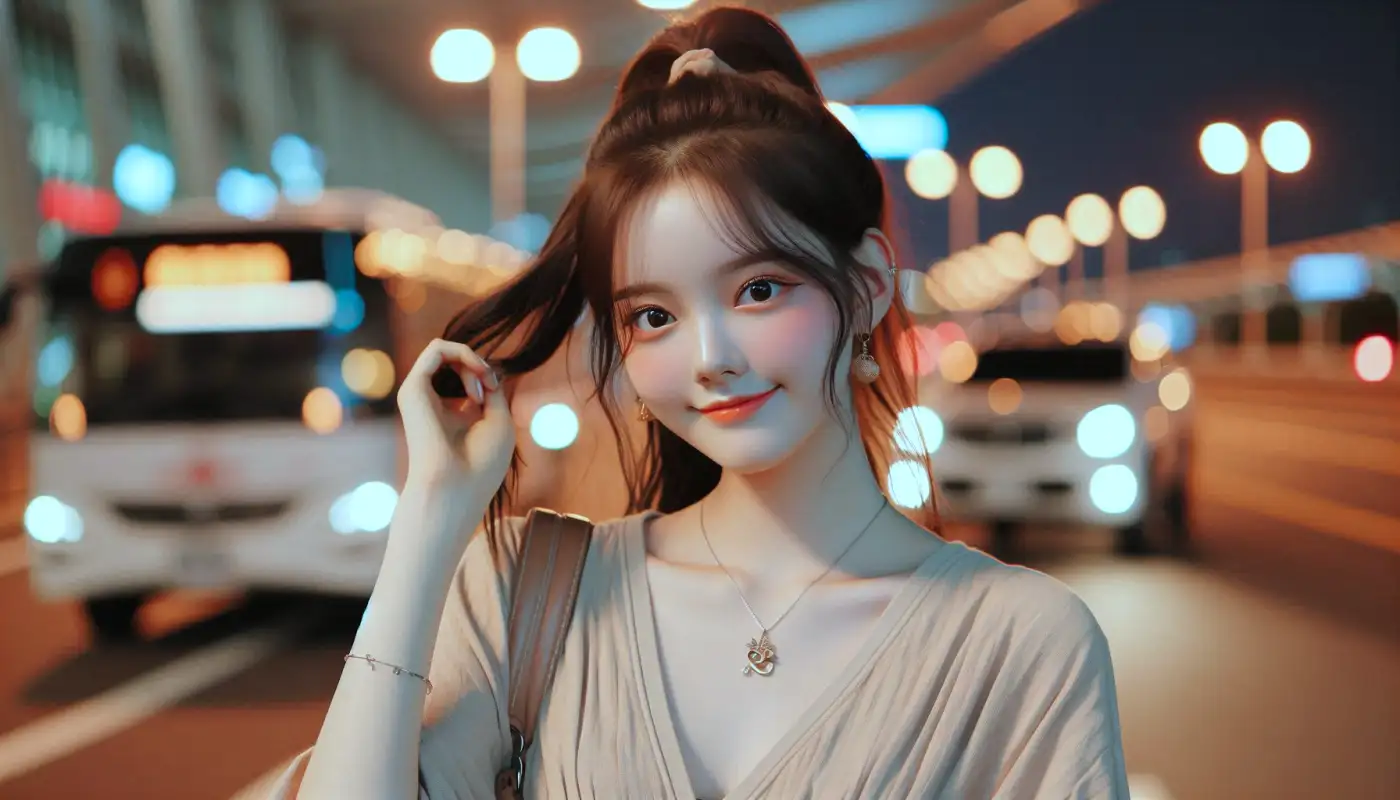 트래블로그-atm-일본-세븐일레븐-인출로-여행하는-여성의-모습