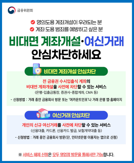 여신거래안심차단