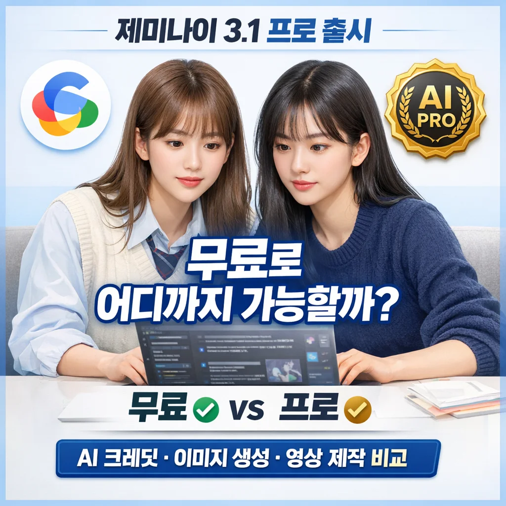 제미나이 무료 제미나이 3.1 프로 출시 AI 세상