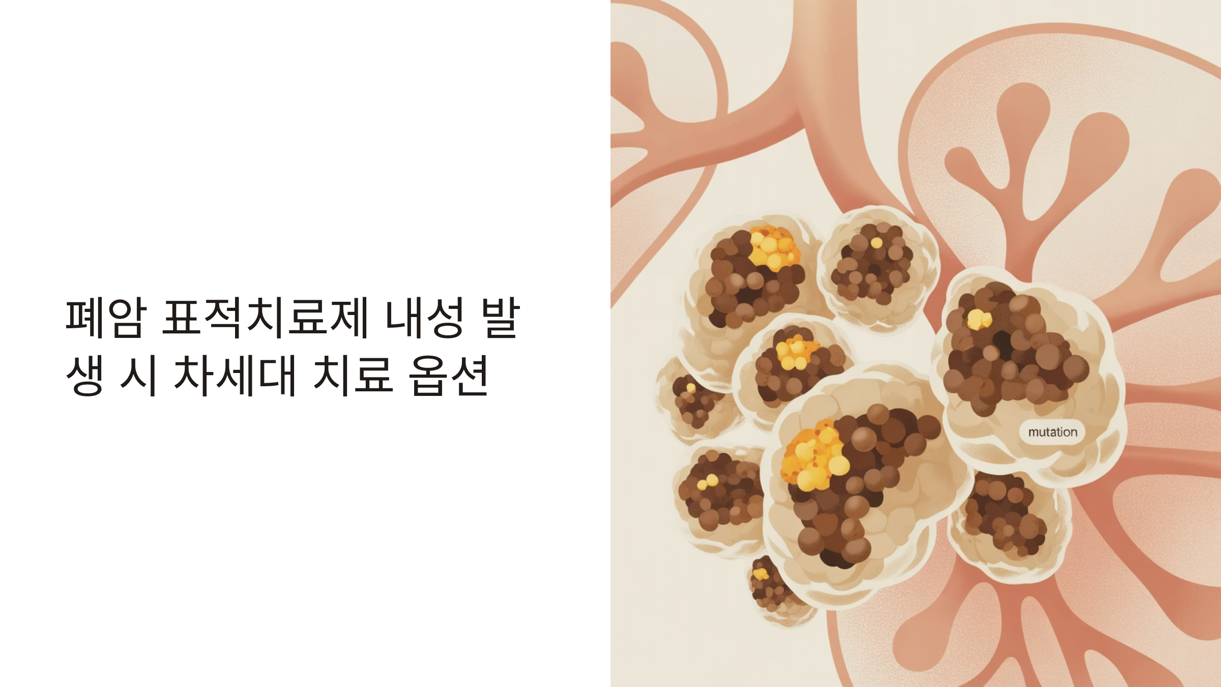 폐암 표적치료제 내성 대표이미지