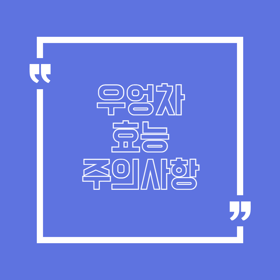 우엉차 효능 8가지 및 카페인 섭취 주의 사항 콜레스테롤 개선