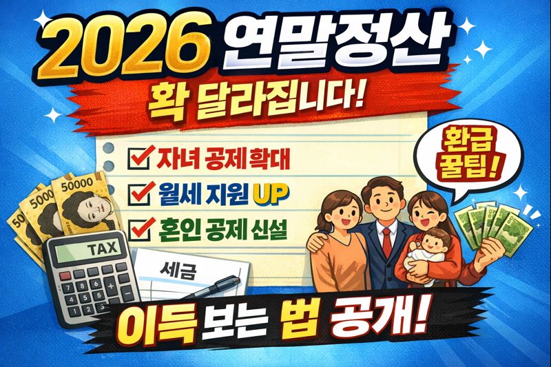 2026년도 연말정산 변경사항