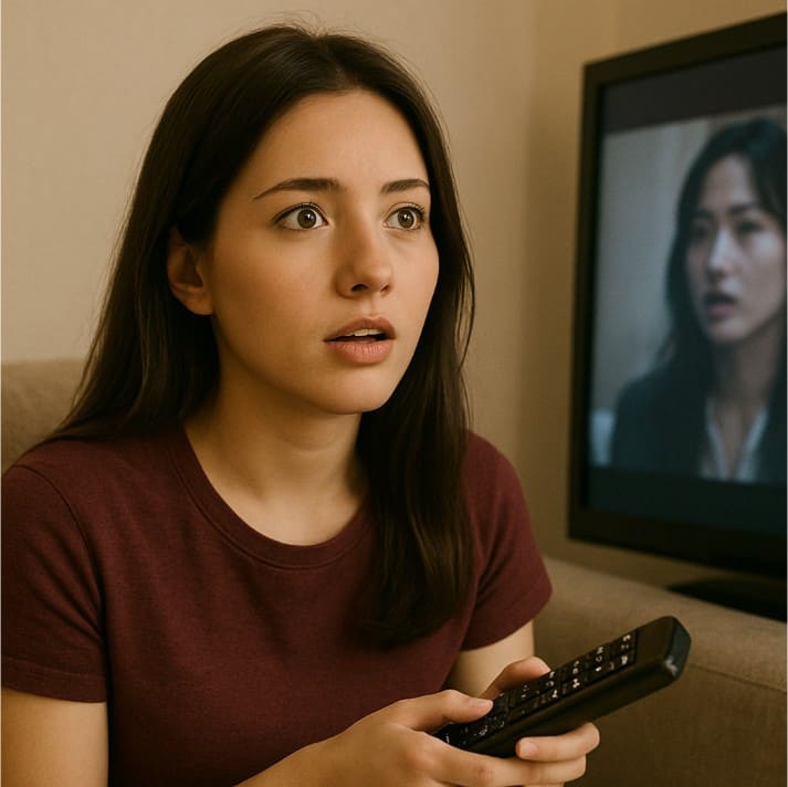 드라마에-푹-빠진-여대생