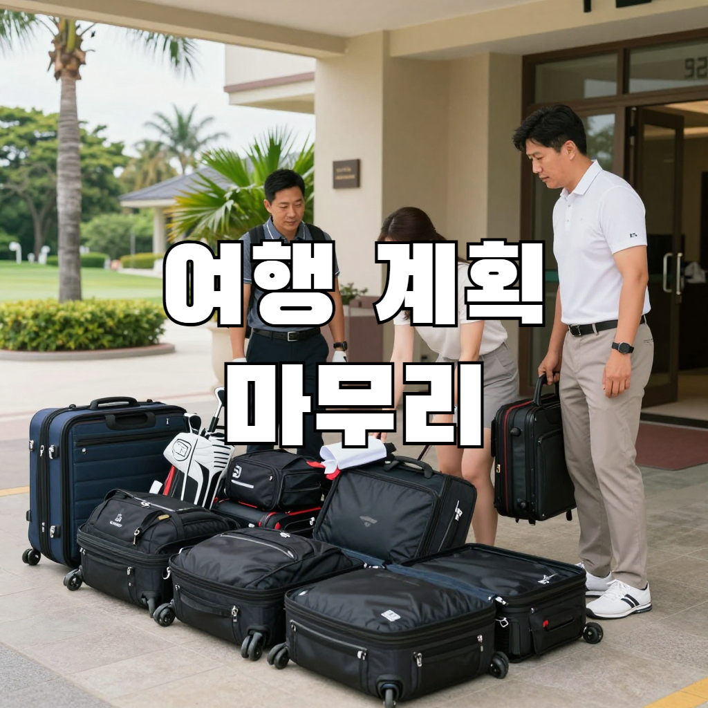 여행 계획 마무리