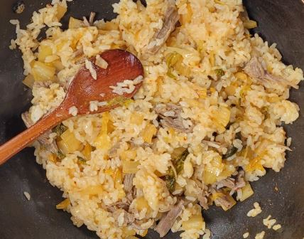 장조림 버터 김치 볶음밥