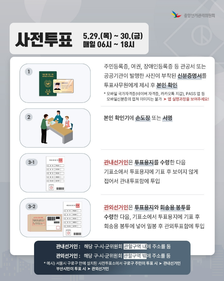 대선 사전투표 강남구 사전투표소 찾기