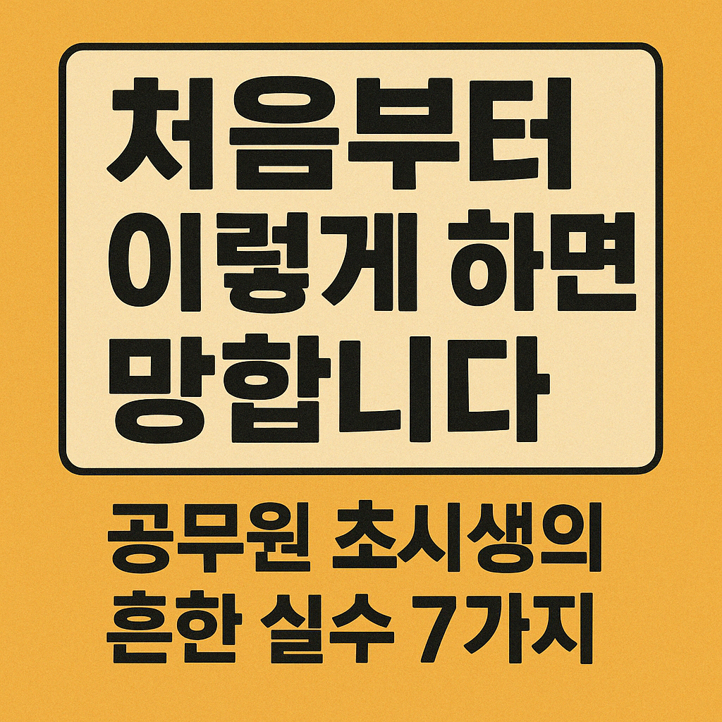 공무원-시험-준비생이-처음에-저지를-수-있는-실수를-상징적으로-표현한-강조된-경고-느낌의-일러스트-이미지