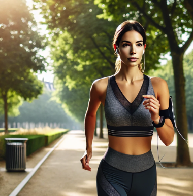 달리기를 하고 있는 30대 여자