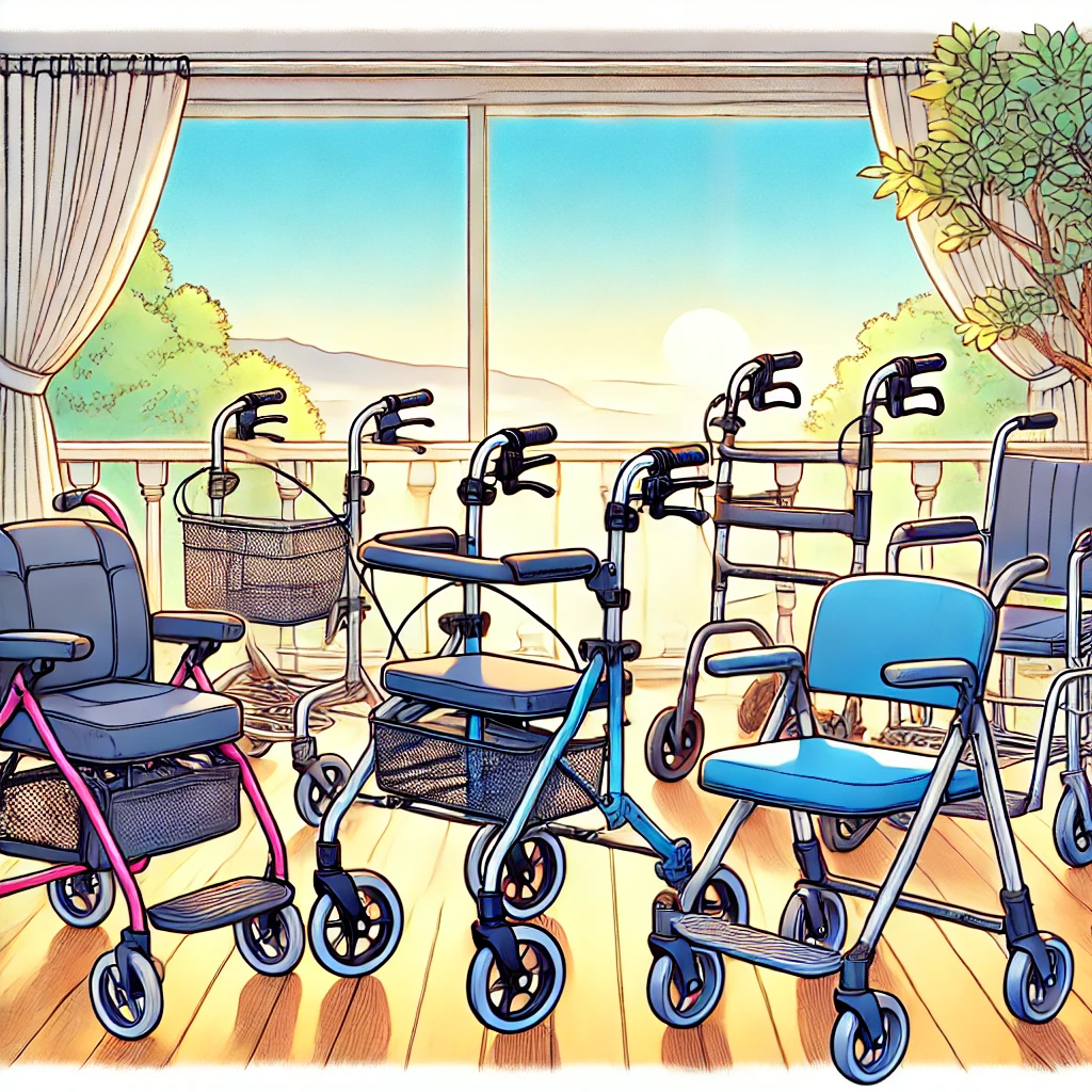 다양한 보행기 종류