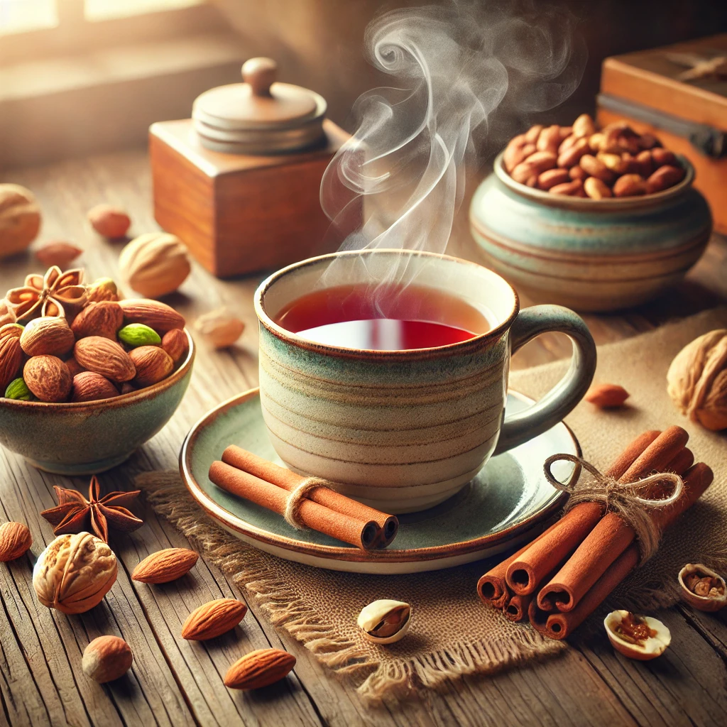 당뇨 환자를 위한 건강 간식 추천! 차와 견과류 조합, 이거 실화?