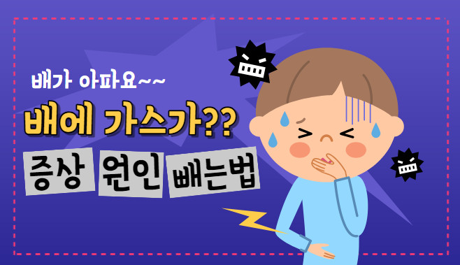 배에 가스가 찼을 때의 증상과 원인 그리고 배출방법