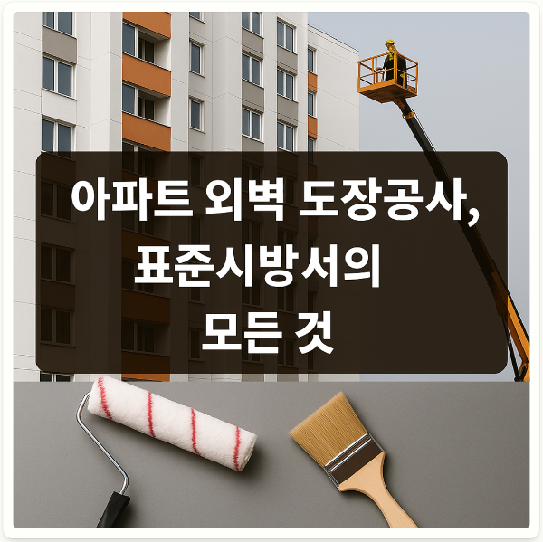 아파트 외벽 도장공사, 표준시방서의 모든 것