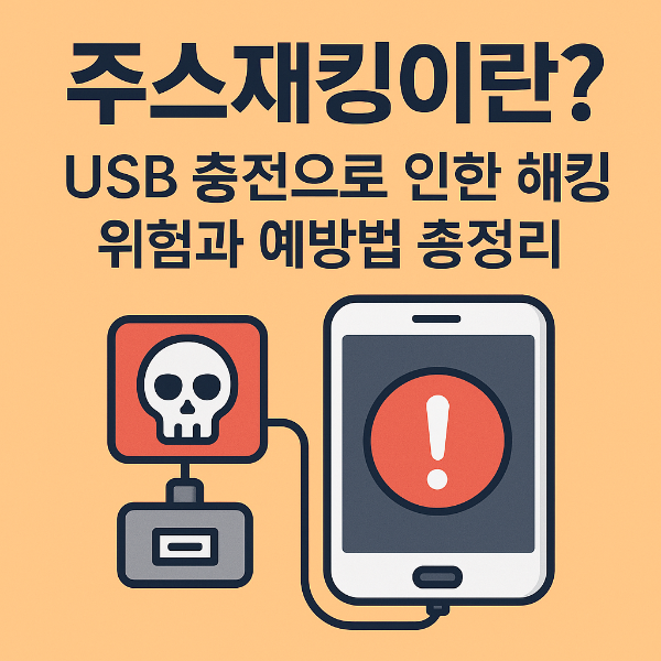 주스재킹이란? USB 충전으로 인한 해킹 위험과 예방법 총정리