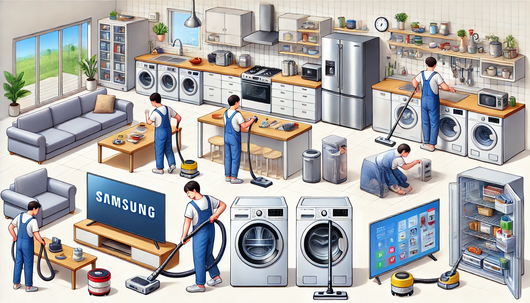 가전제품 수명을 늘리는 관리 습관 예시 이미지