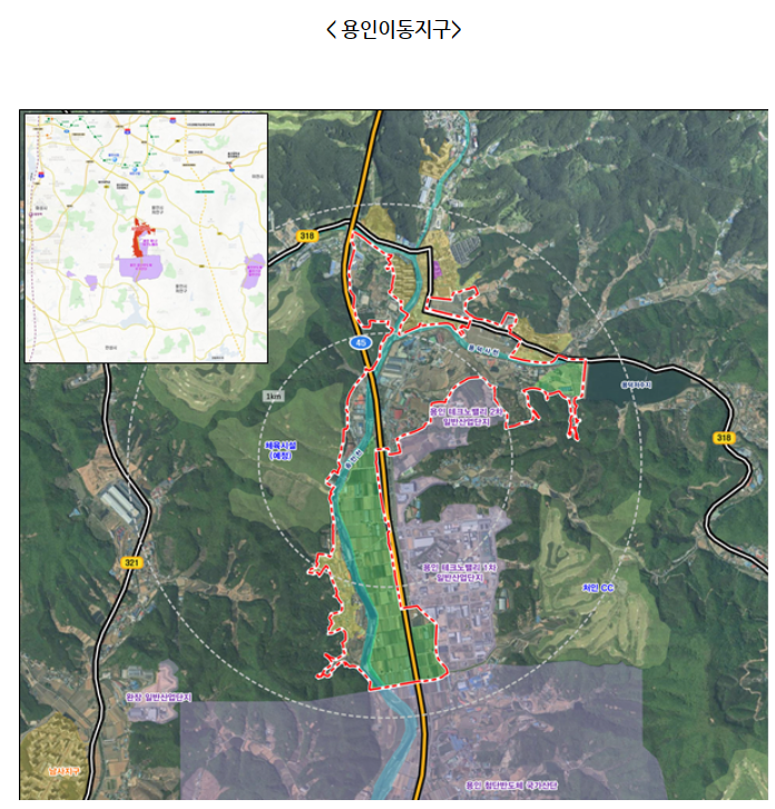 용인 이동지구 위치