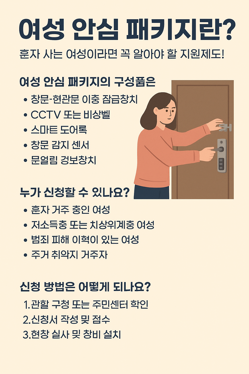 여성 안심 패키지란? 이미지