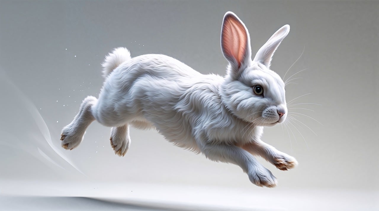 흰 토끼 꿈해몽 - 최고의 길몽과 귀인 만남