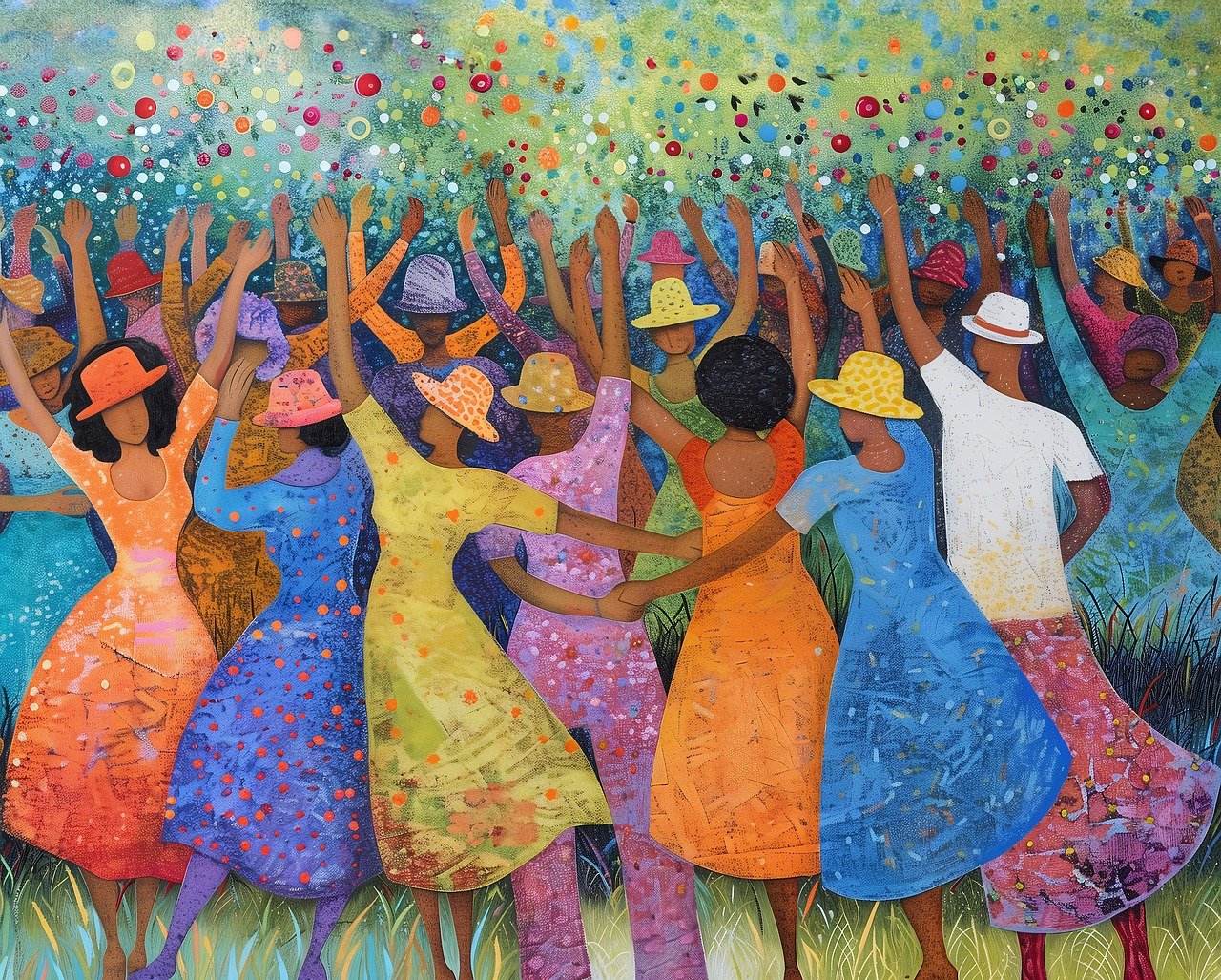 파티 하는 많은 사람 사진 그림