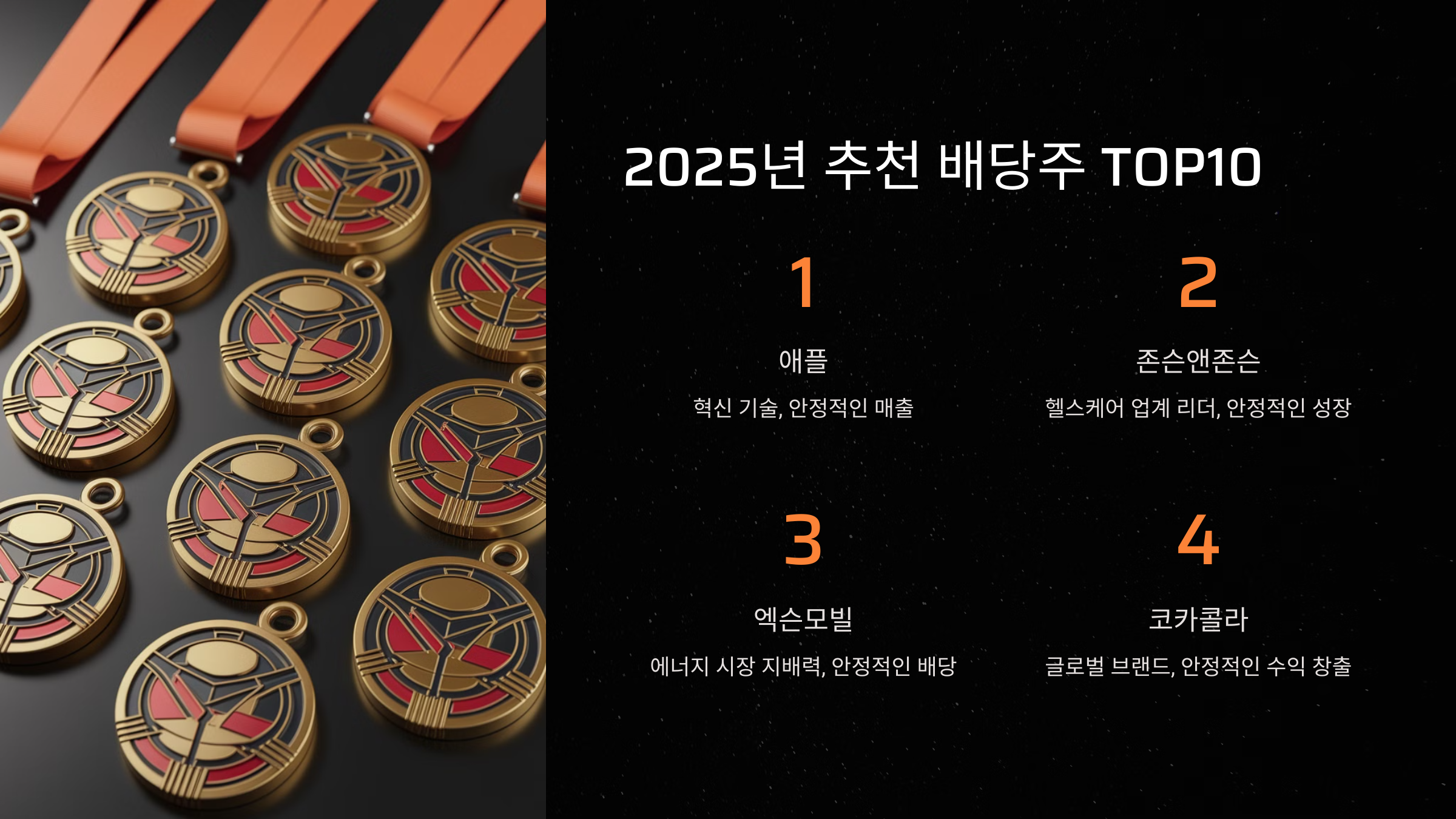 2025년 추천 배당주 TOP10