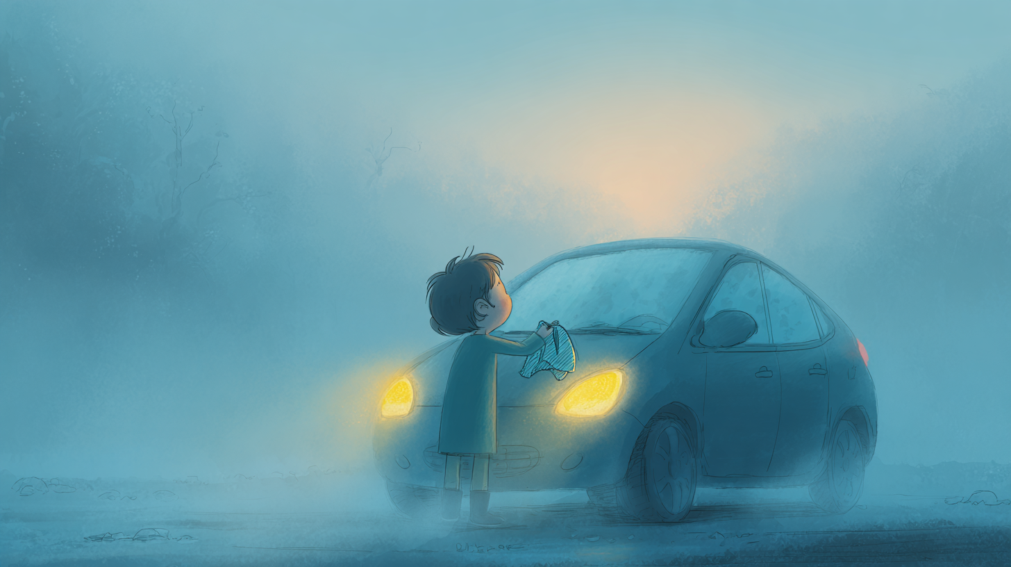 안개 낀 날 운전 팁(초보 운전자)