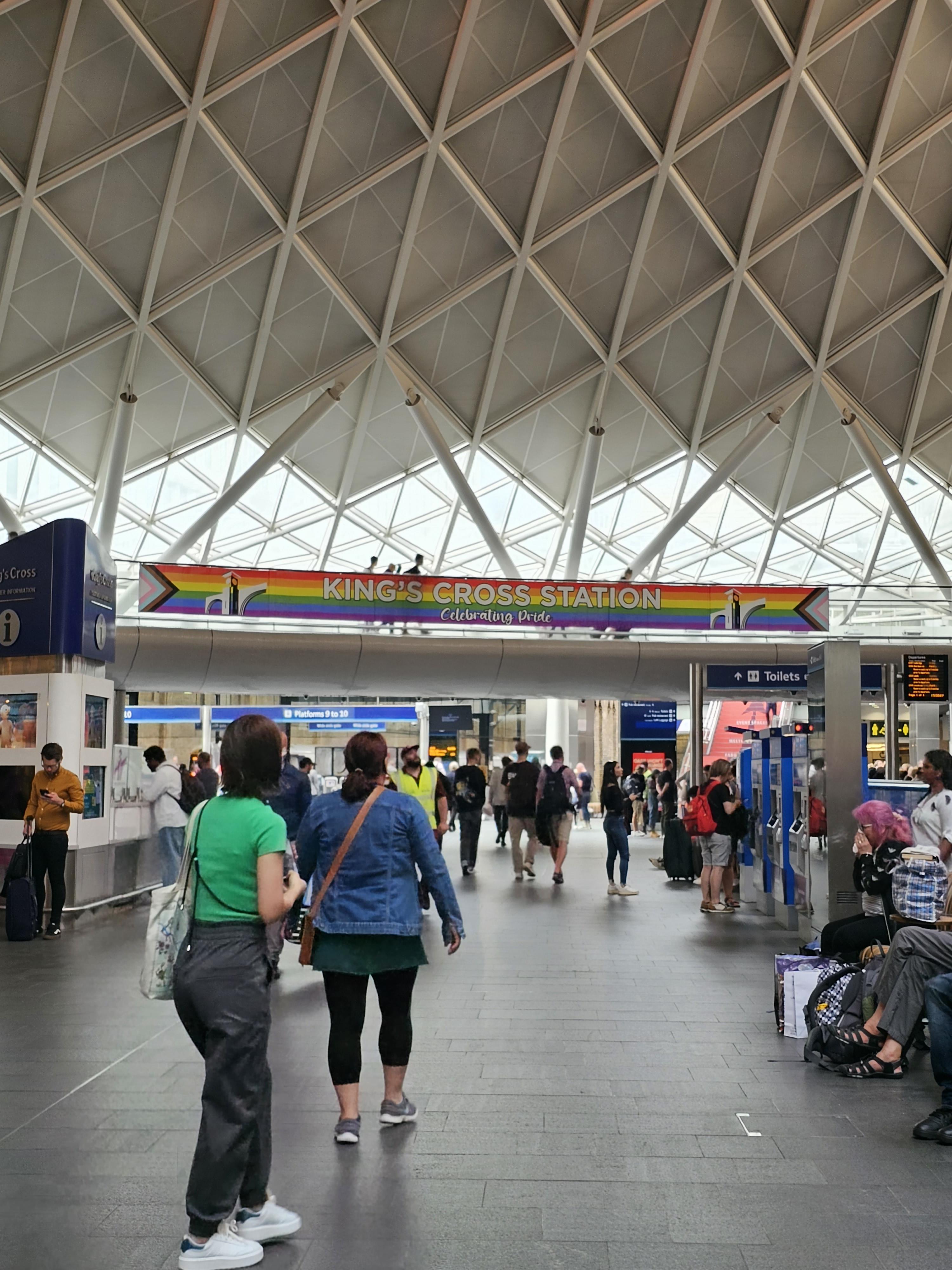King's Cross Station
Celebrating Pride