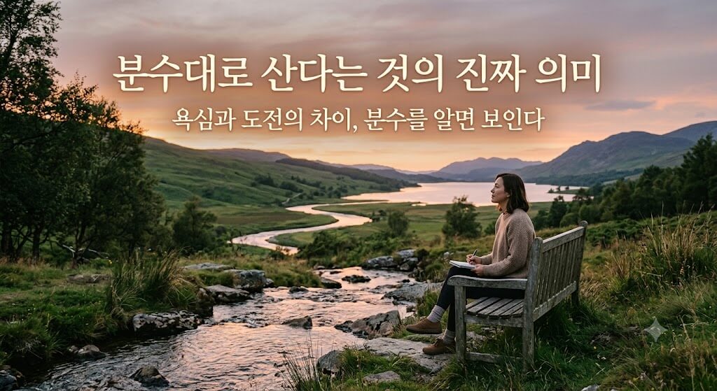 분수대로 산다는 것의 진짜 의미 이미지
